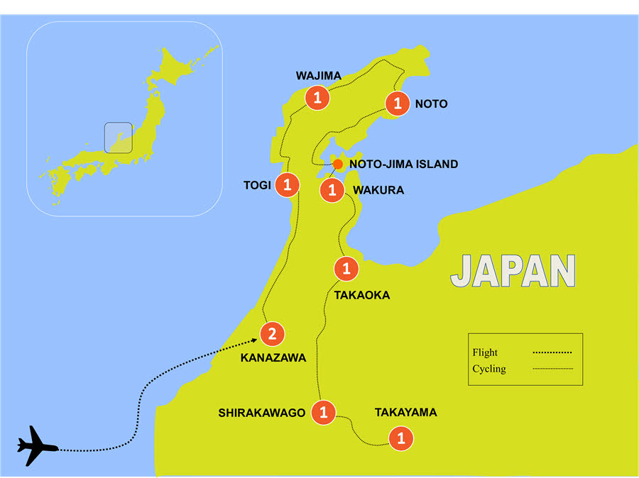 HERITAGE OF JAPAN BIKING TOUR